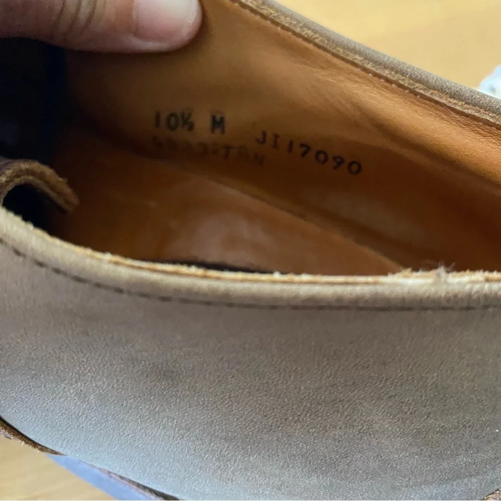 Vtg J‎ Crew Leather & Suede Saddle Shoe